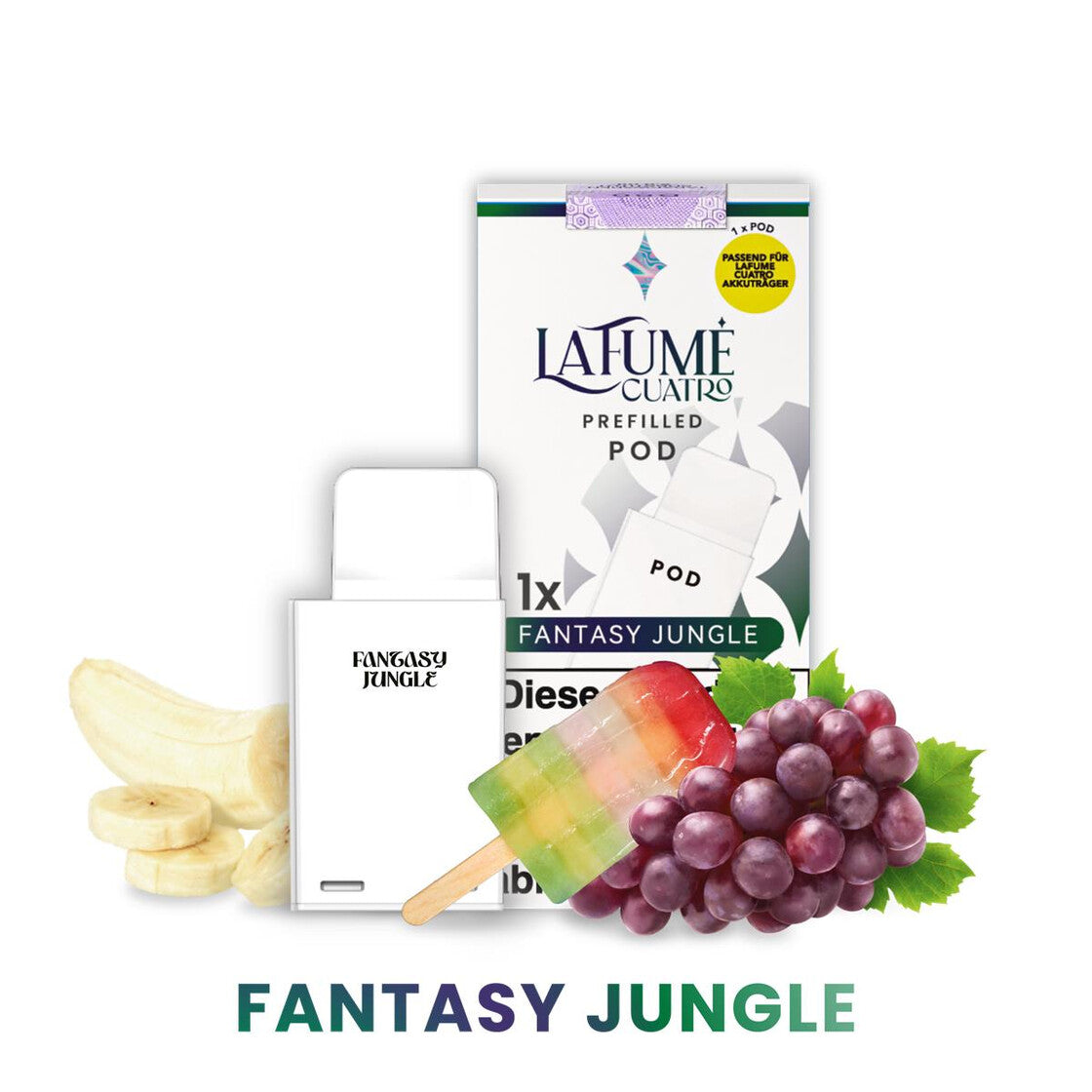 La Fume Cuatro Fanatsy Jungle 20mg Nikotin