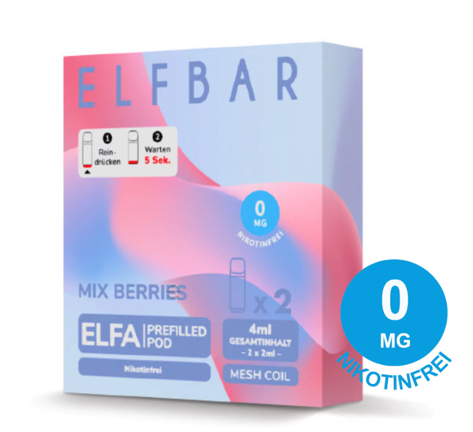 Elfbar Elfa Prefilled Pod Nikotinfrei Mix Berries